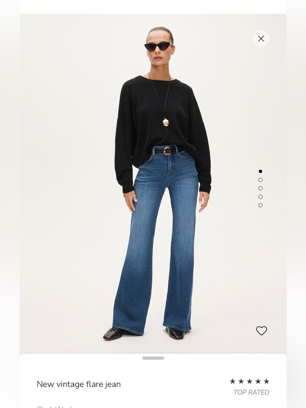 J.Crew New Vintage Flare Jeans Clark Wash High Rise Size 30